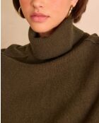 Khakifarbener Strickpullover von Célestin