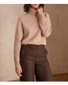 Pullover in maglia color tortora chiaro Clovis