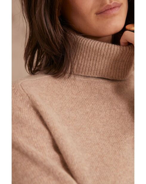 Pullover in maglia color tortora chiaro Clovis