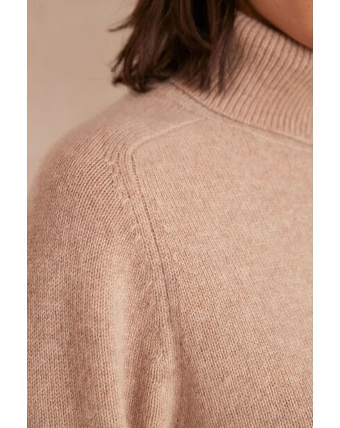 Pullover in maglia color tortora chiaro Clovis