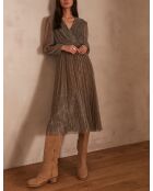 Helga goldenes Kleid