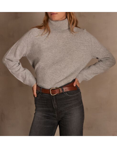Célestin leicht melierter Strickpullover