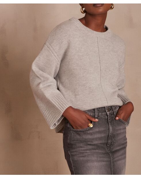 Leicht melierter Corley-Strickpullover