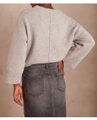 Leicht melierter Corley-Strickpullover