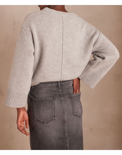 Leicht melierter Corley-Strickpullover