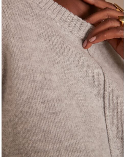 Leicht melierter Corley-Strickpullover