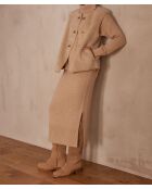 Beiger Strickrock Emilie