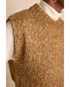 Kamelfarbener Pullover Boston
