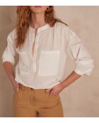 Weiße Bluse Caroline