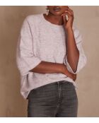 Pull en maille Cassy mauve