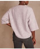 Pull en maille Cassy mauve