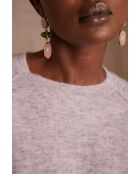 Pull en maille Cassy mauve