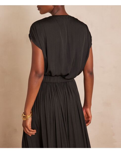 Schlichte schwarze Bluse Phany