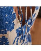 Königsblaues bedrucktes Kleid Mira