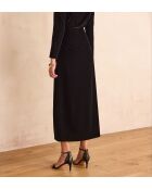 Rafaela schwarzes Samtkleid