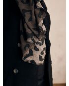 Foulard Ville Lino noir