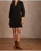 Zwarte Muse-jurk