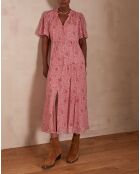 Kleid Myrtie mit Johannisbeer-Print