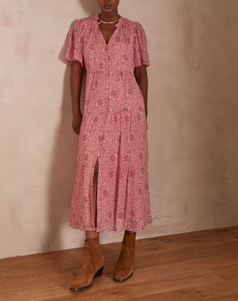 Kleid Myrtie mit Johannisbeer-Print