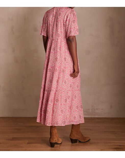 Kleid Myrtie mit Johannisbeer-Print