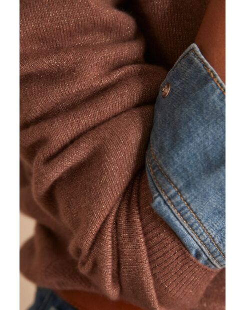 Maglione in maglia Adélie groseilles