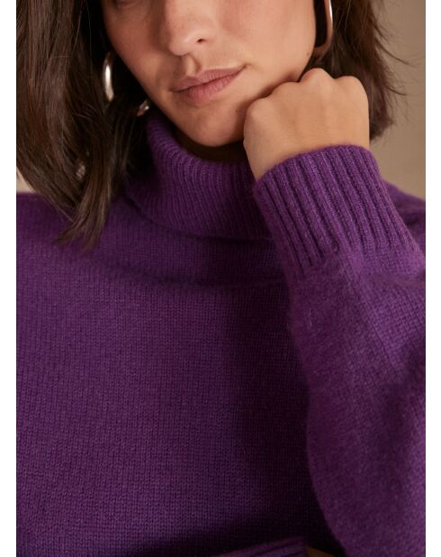 Violetter Clovis Strickpullover
