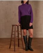 Violetter Clovis Strickpullover