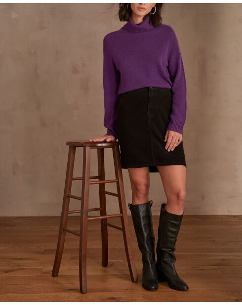 Violetter Clovis Strickpullover
