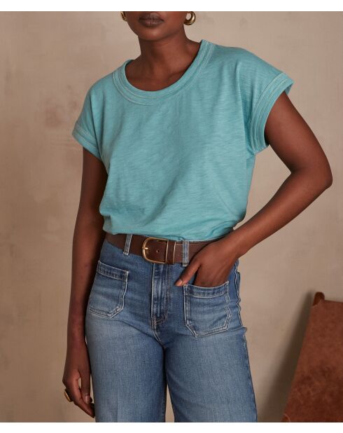 Tina türkisfarbenes T-Shirt