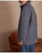 Cappotto Lamia blu medio