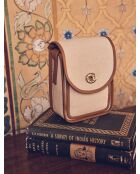 Petit sac Ines bis en cuir écru