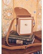 Petit sac Ines bis en cuir écru