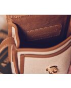 Petit sac Ines bis en cuir écru