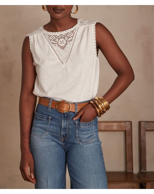 T-shirt Tiana crema