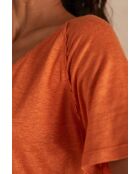 Orangefarbenes T-Shirt aus Detroit