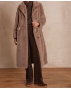 Albertine FF helltaupefarbener Mantel