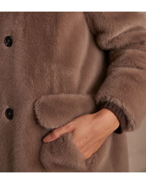 Albertine FF lichte taupe jas