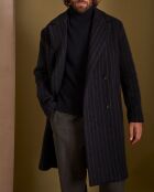 Manteau Marley rayé marine