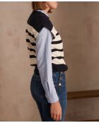 Ecrufarbener Strickpullover Corey