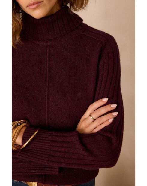 Blaise Auberginenpullover