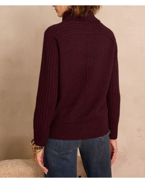 Blaise Auberginenpullover