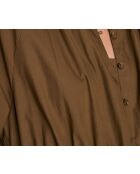 Besticktes Khaki-Kleid Micha