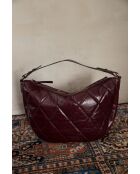 Grand sac cabas Gaby bordeaux