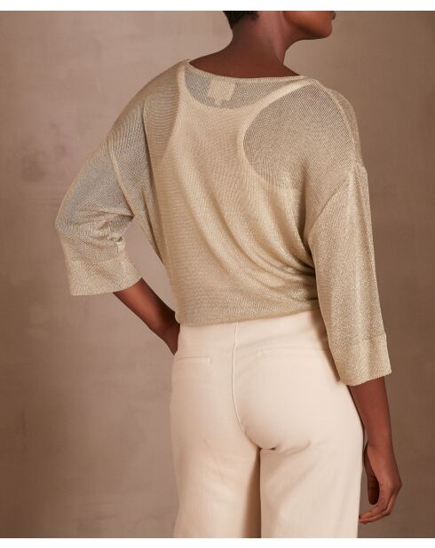 Goldenes T-Shirt Tracy