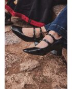 Escarpins en cuir Rafael Babies noirs