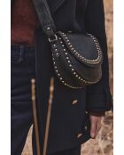 Mini borsa Gaspard in pelle nera