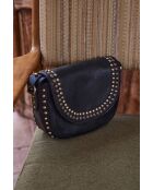 Mini borsa Gaspard in pelle nera
