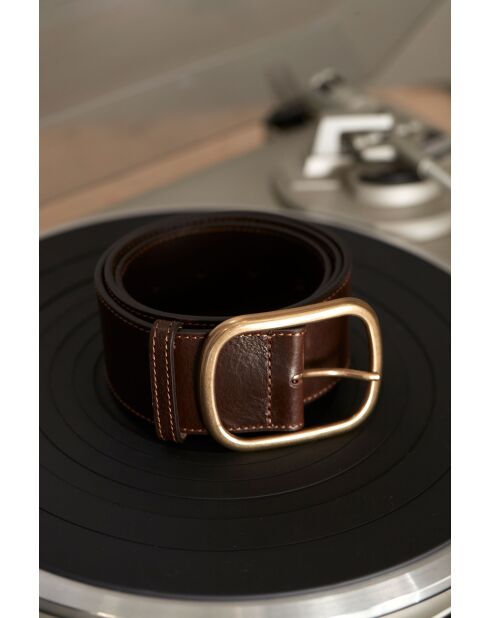 Ceinture large Julian chocolat