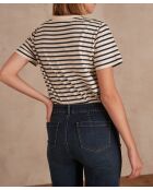 Ecrufarbenes T-Shirt Dalia