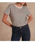 Ecrufarbenes T-Shirt Dalia